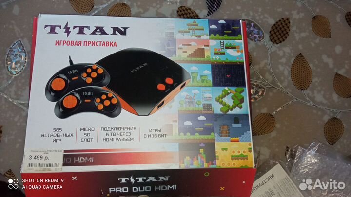 Приставка 2 В 1 sega +денди