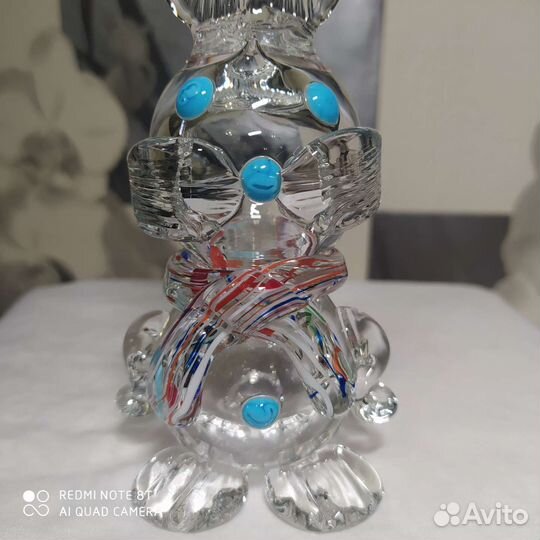 Стеклянный символ года кролик