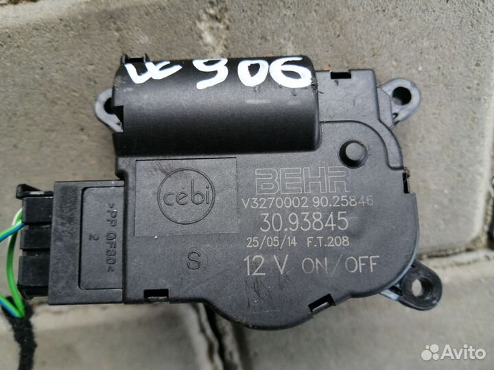 Моторчик Заслонки Печки Мерседес Спринтер 906