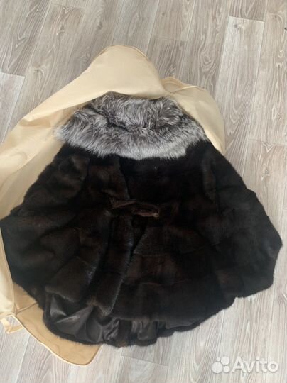 Шуба чёрная лиса - писец