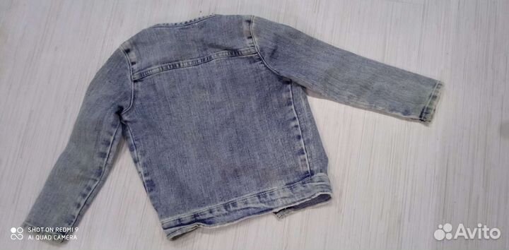 Джинсовая куртка для девочки 104