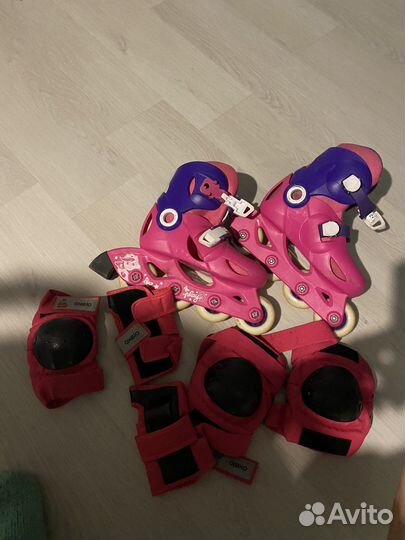 Роликовые коньки детские раздвижные