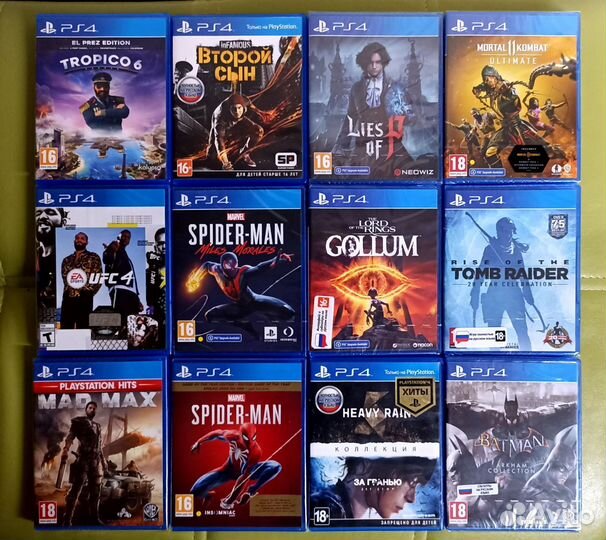 Игры на Sony ps4 ps5