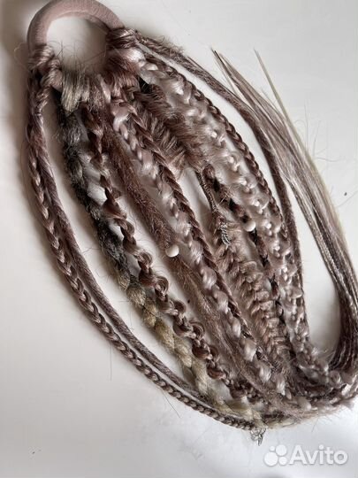 Афрорезинка резинка с косичками