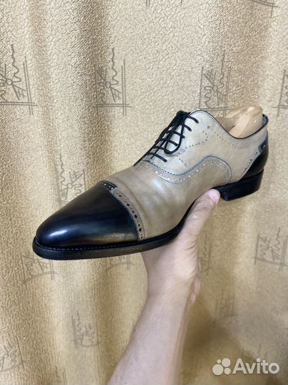 Туфли, оригинал от Santoni 43,5, размер 9 1/2