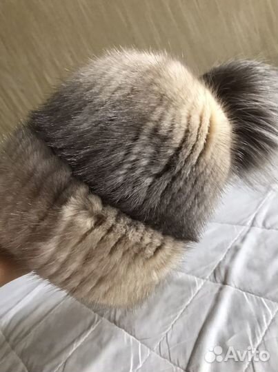 Шапка натуральный мех