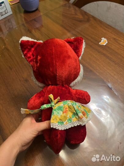 Мягкая игрушка времен СССР -лисичка