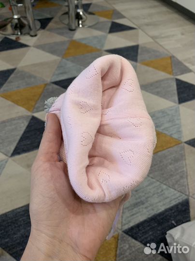 Шапка для девочки 6-12 мес