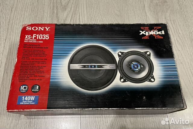 Динамики Sony Xplod XS-F1035 купить в Москве | Авито