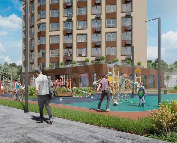 2-к. квартира, 57,1 м², 21/23 эт.