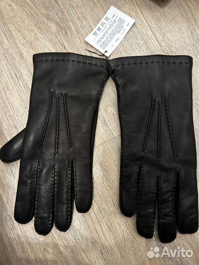 Перчатки мужские кожаные