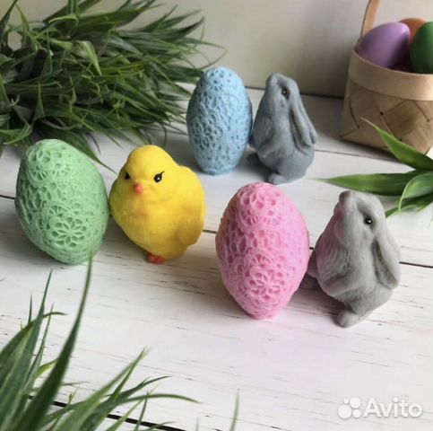 Пасхальные сувениры из мыла