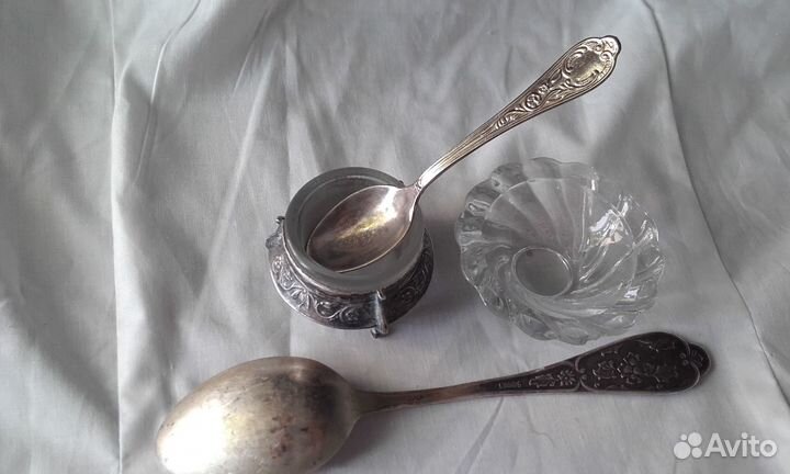 Солонка мельхиор СССР