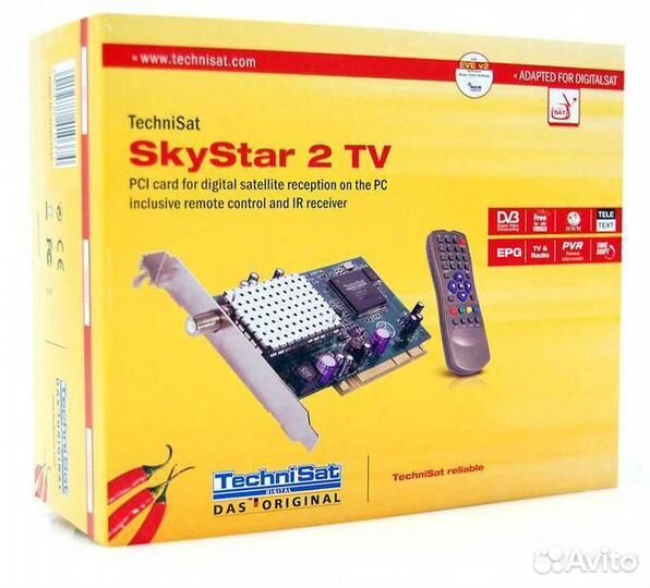 SkyStar 2 ver 2.6D DVB-S плата для пк (программное