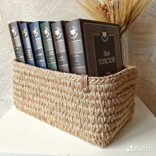 Корзина из джута