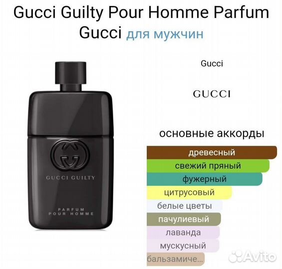 Gucci guilty/распив