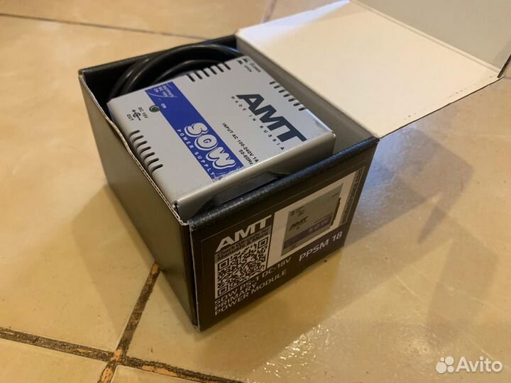 Блок питания для педалборда AMT SOW PS 18V