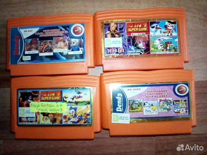 Картриджи на Dendy