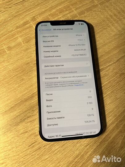iPhone 12 Pro Max, 128 ГБ