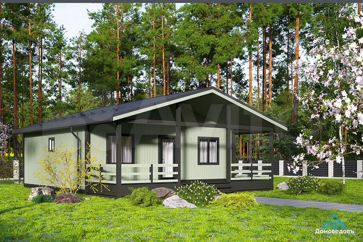 Дом 92 м² на участке 6 сот.