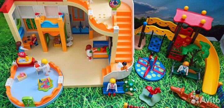 Plamobil детский сад, школа