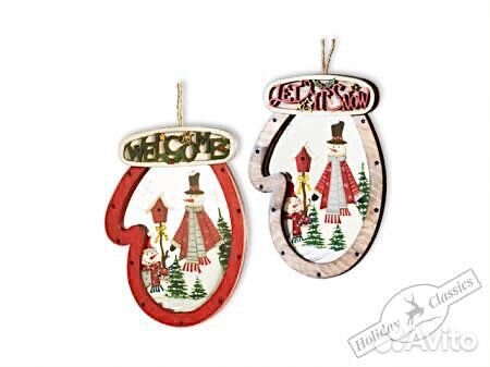 Кантри Holiday Classics елочные игрушки разные