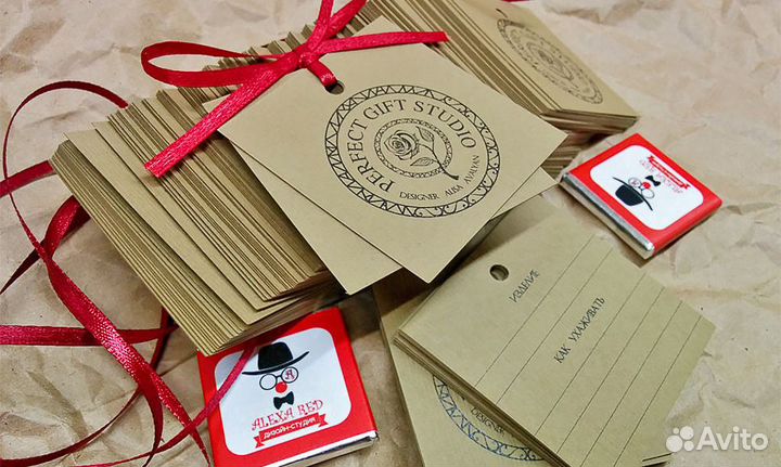 Дизайн и печать ярлыков. Доставка по РФ