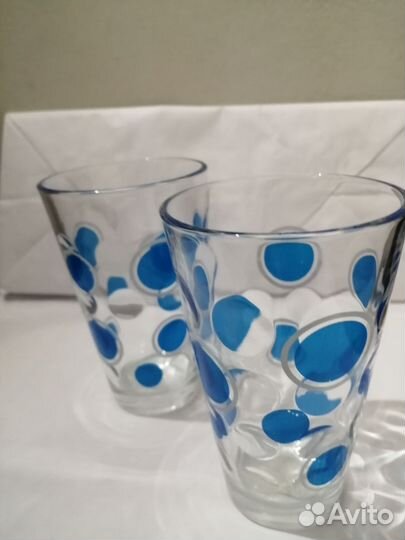 Стаканы из толстого стекла