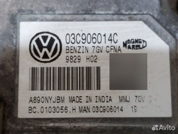 Блок управления двигателем Volkswagen Polo