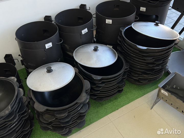 Чугунный казан узбекский