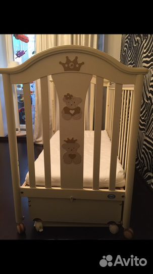 Комод и кроватка Pali Caprice royal