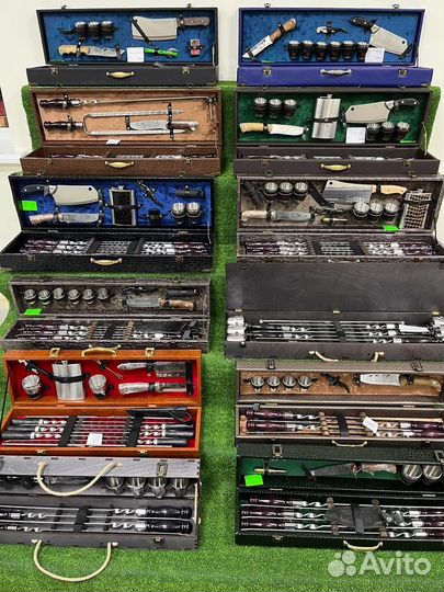 Подарочные шампура в кейсе