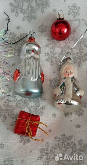Елочные игрушки на подвеске СССР