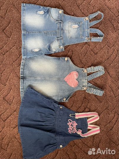 Вещи пакетом на девочку 104 110