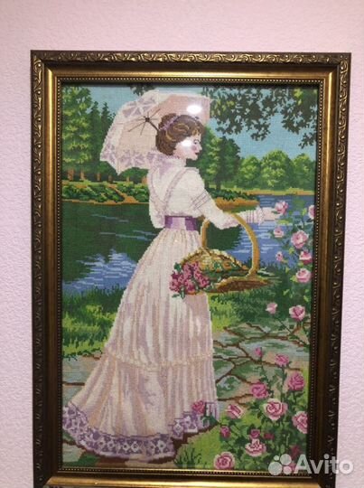 Картина вышитая крестом