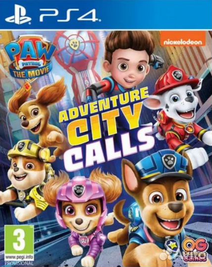 Щенячи патруль Город приключений зовет PS4, русска