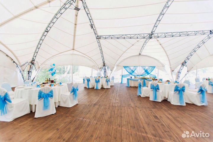 Мебель, посуда, скатерти, салфетки, чехлы в аренду