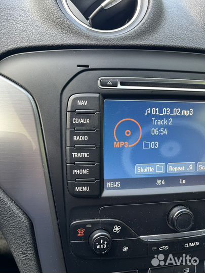 Магнитола - Ford mondeo 4 BlauPunkt