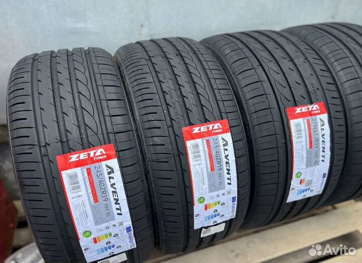 Zeta Alventi 245/40 R19 и 275/35 R19 103Y