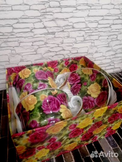 Чайная пара фарфор BHP