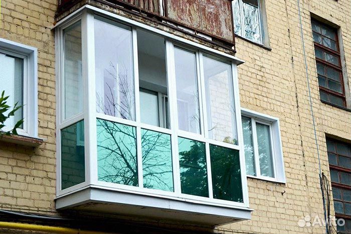 Остекление балкона, лоджии