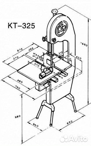 Пила ленточная Koneteollisuus (KT) KT-325