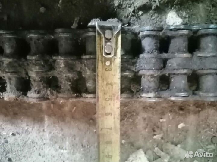 Цепь однорядная трехрядная