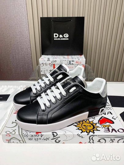 Кеды Dolce&Gabbana кожа