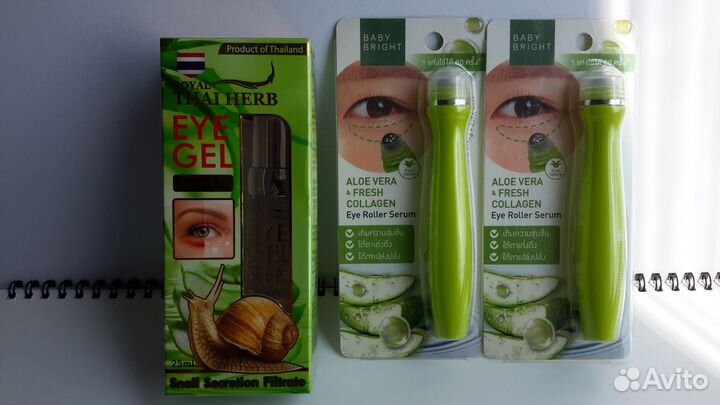 Роликовый Гель вокруг глаз. Таиланд