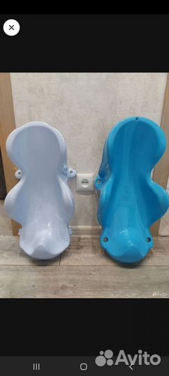 Ванночка для купания с горкой