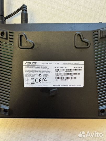 Роутер asus