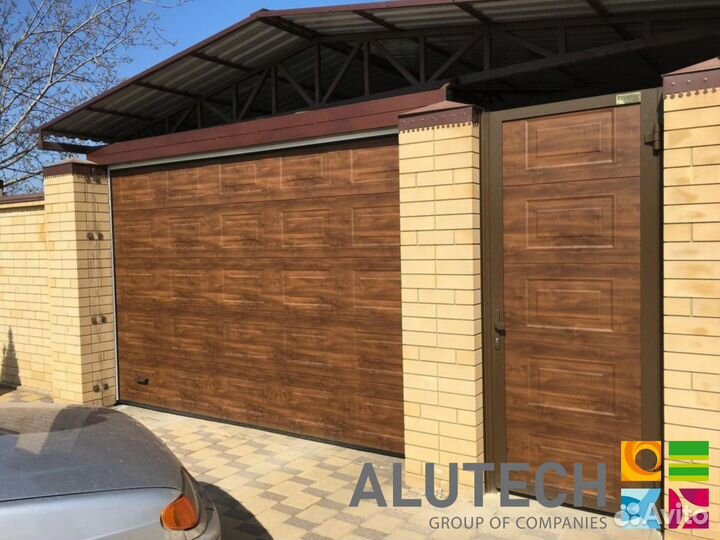 Секционные ворота alutech
