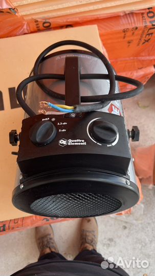 Электрическая тепловая пушка обогреватель 5кВт