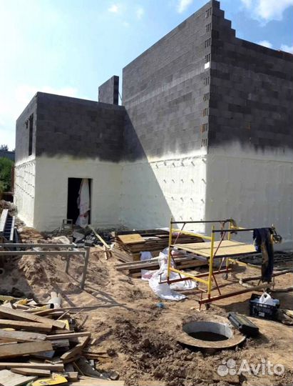 Утепление стен дома пенополиуретаном (ППУ)